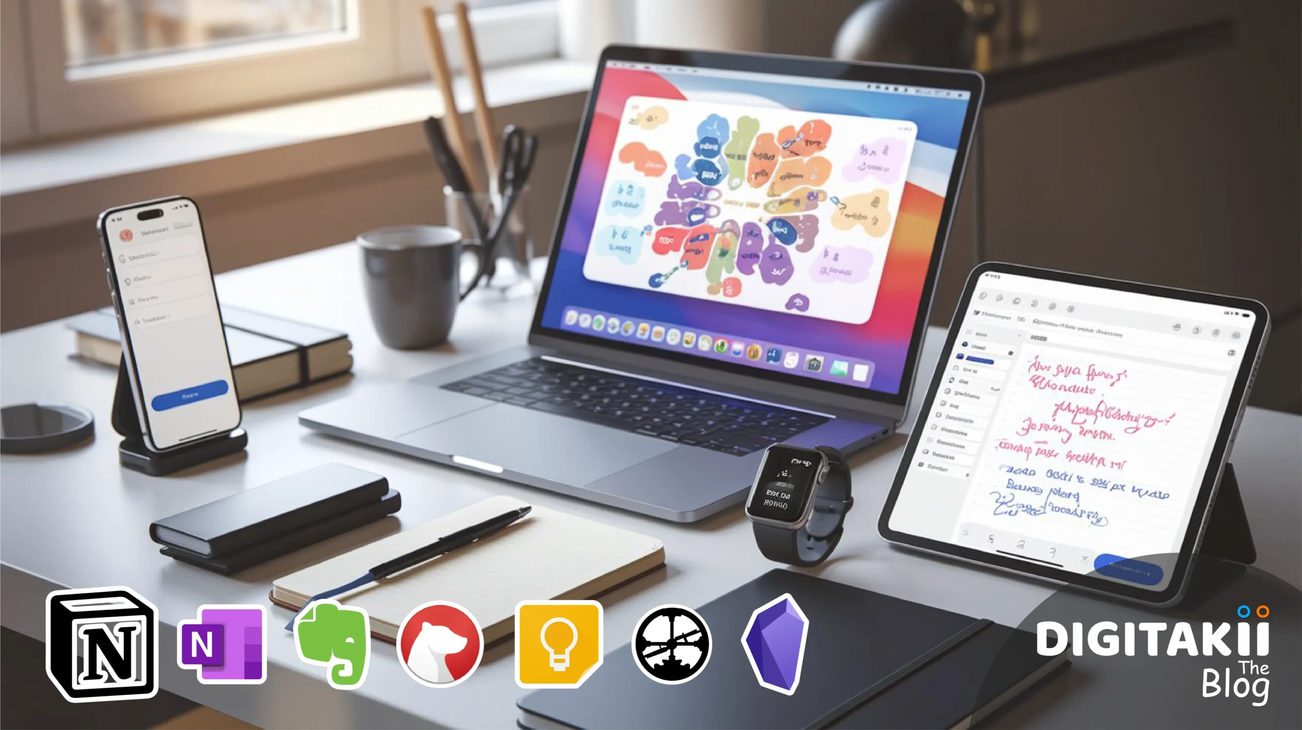 Digitakii The Blog - Top 7 Digital Note-Taking Apps for 2024 Stay Organized and Efficient
